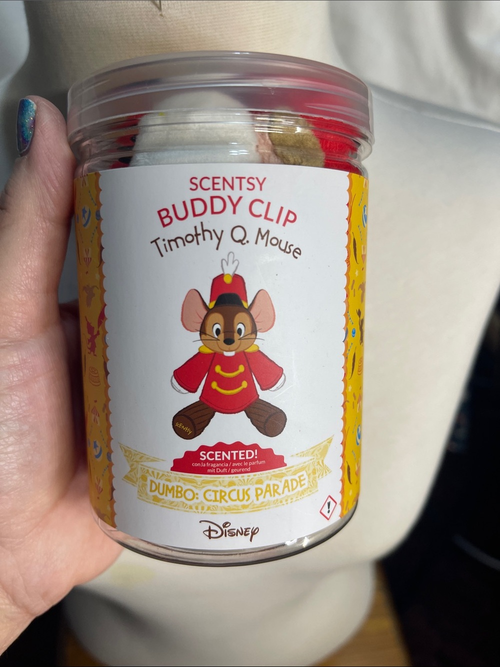 Scentsy Timothy Q. Mouse Buddy Clip in Red and Brown Smells Wonderful BNWT
